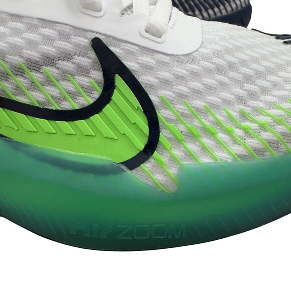 Nike court Air Zoom Vapor 11 sneakers Shoes tennis White/Green Size 6 Men no box - Picture 6 of 13